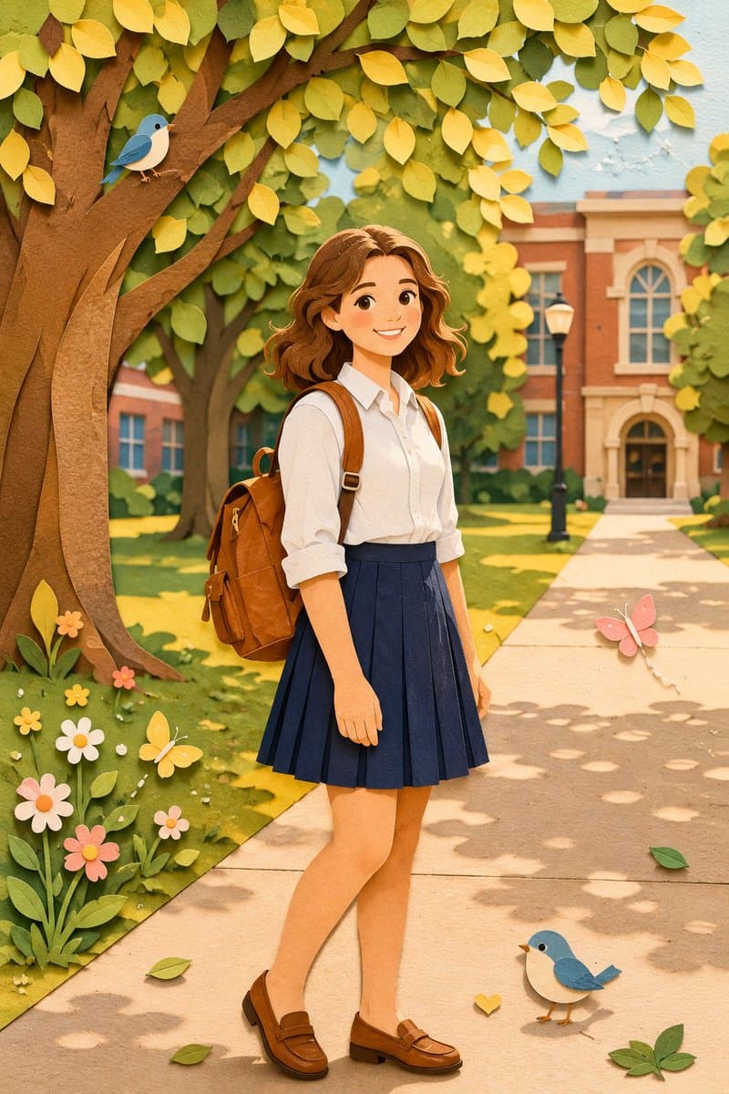 Paper Craft Style Redesign - AI image template preview