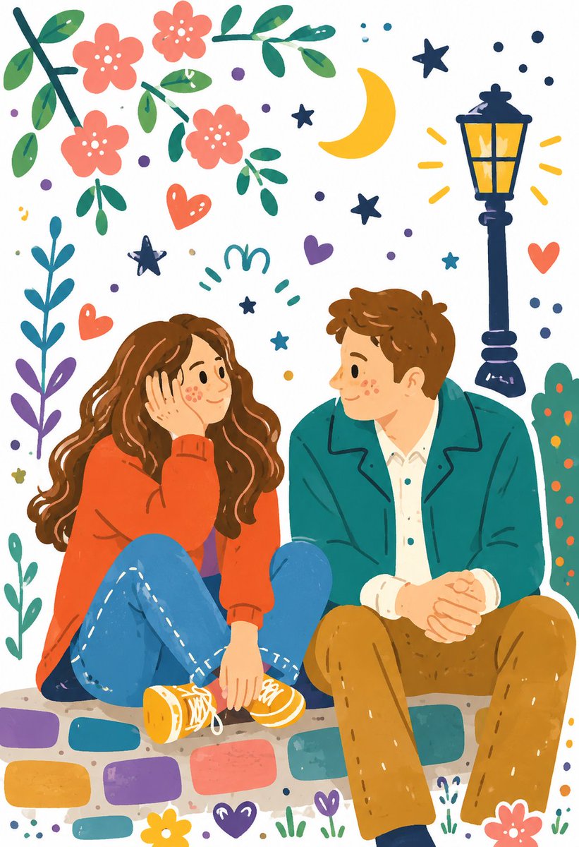 Decorative Folk Illustration Style - AI image template preview