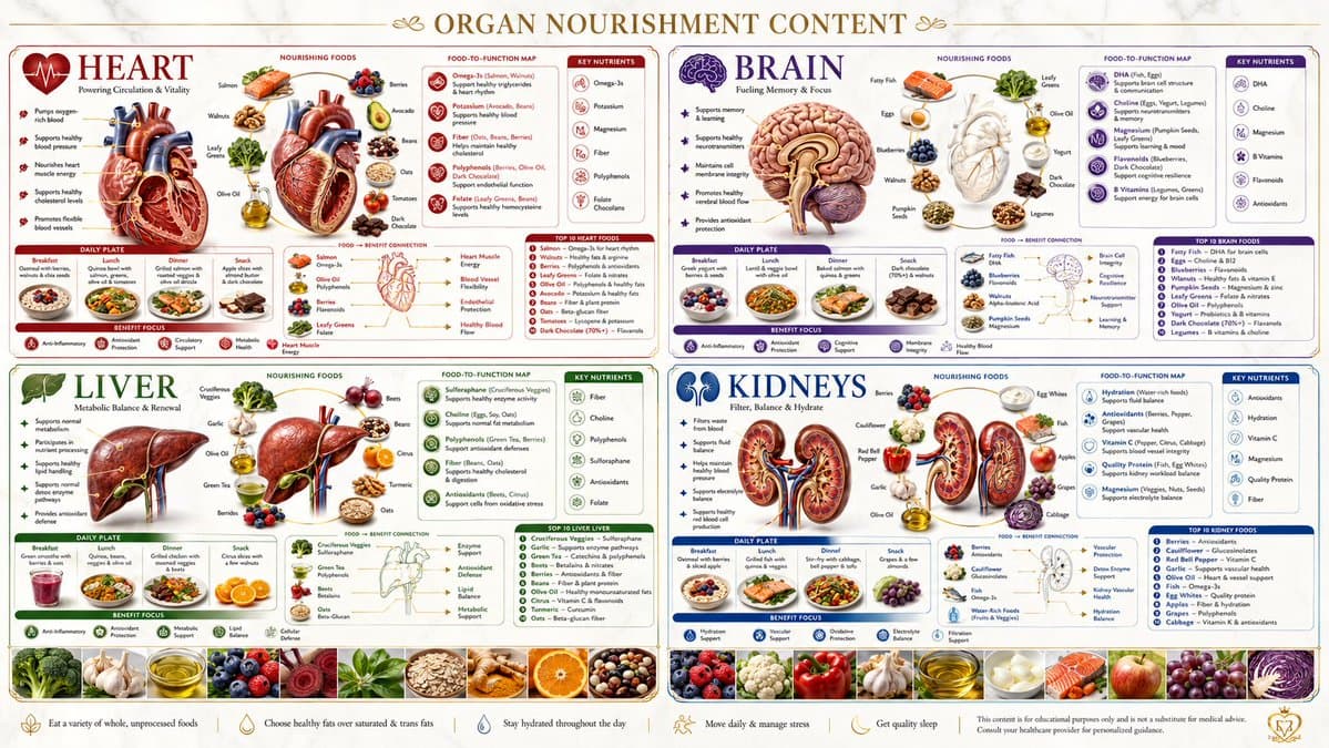 Human Organ Health Infographic - AI image template preview