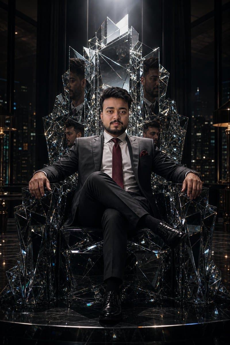 Crystal Throne Businessman Portrait preview