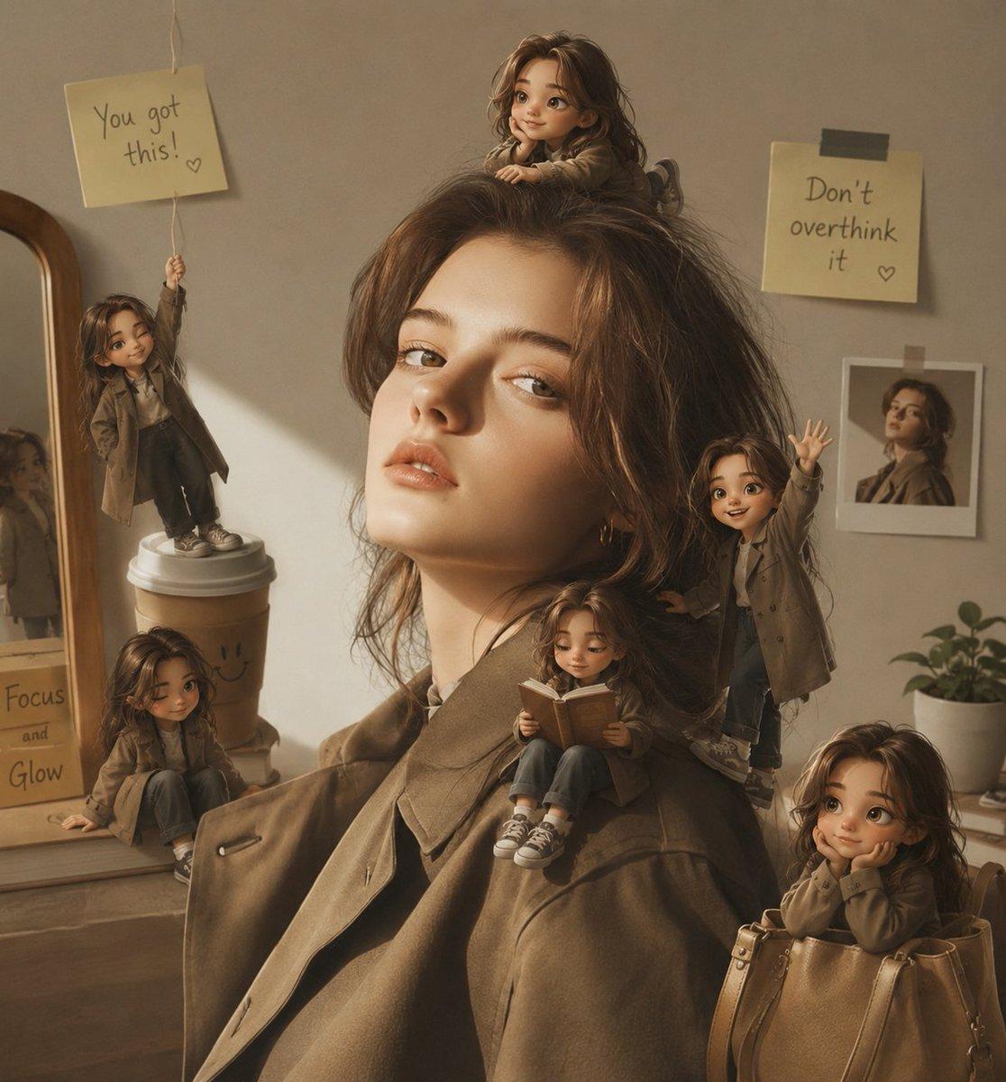 Magical Mini Me Portrait - AI image template preview