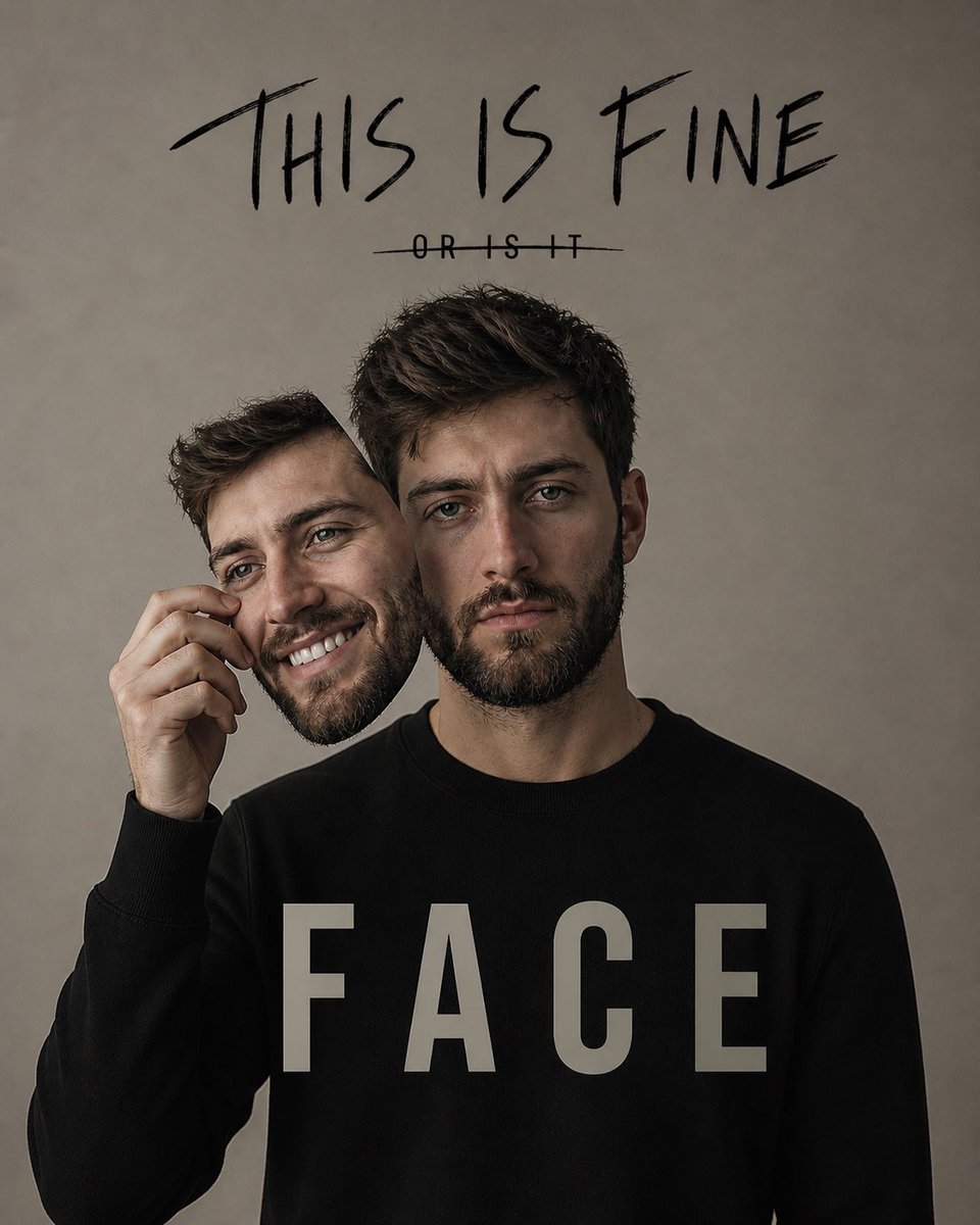 Dual Identity Surreal Portrait - AI image template preview