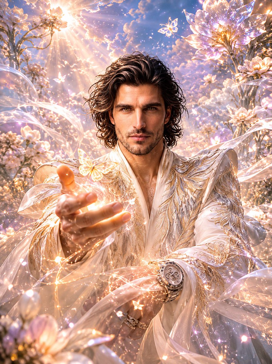 Dreamlike Fantasy Forest Boy - AI image template preview
