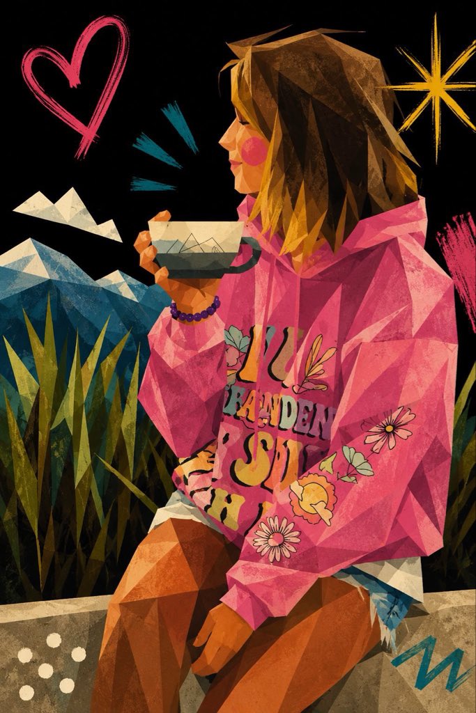 Cubist Minimalist Fashion Portrait - AI image template preview