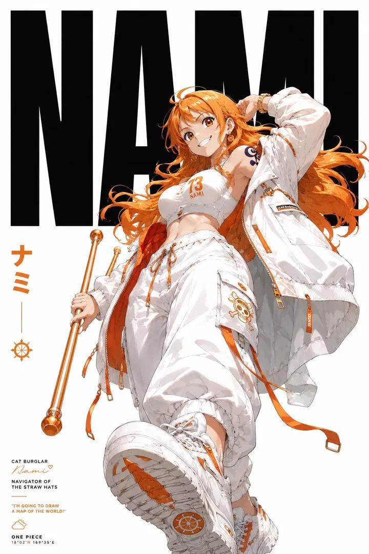 Anime Streetwear Editorial Poster - AI image template preview