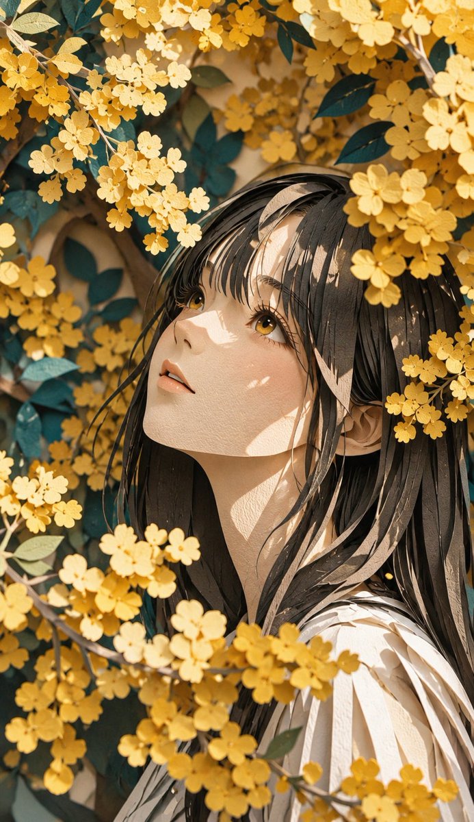 Modern Paper Sculpture Style Transformation - AI image template preview