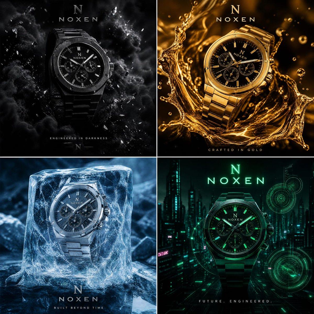 NOXEN Four Dimensions Watch Ad - AI image template preview