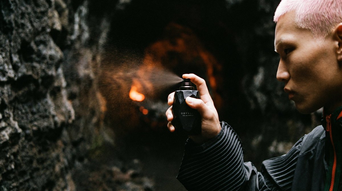 Cave Fragrance Spray Campaign - AI image template preview
