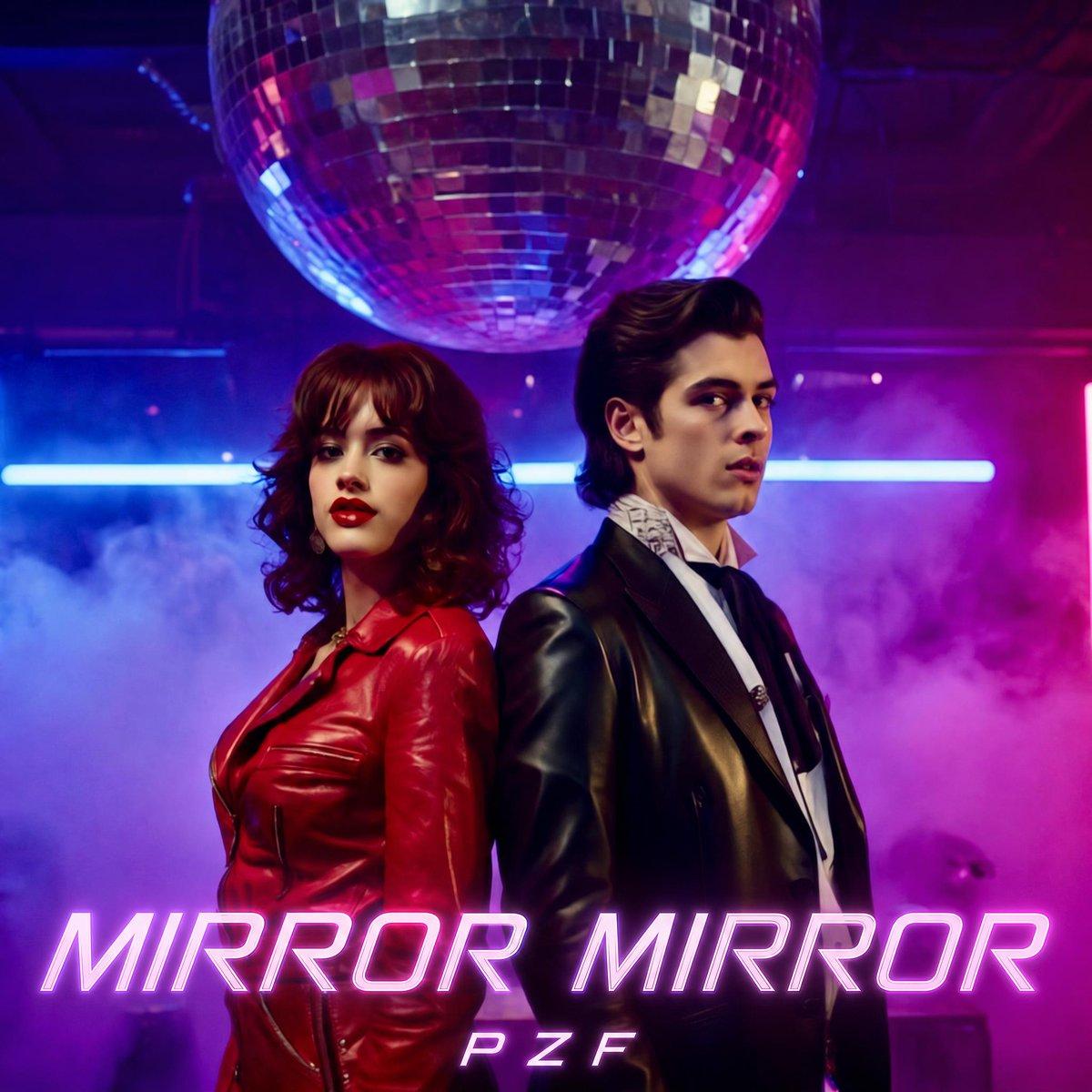 Neon Disco Album Cover - AI image template preview