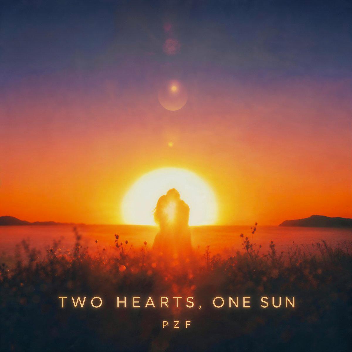 Romantic Sunset Album Cover - AI image template preview