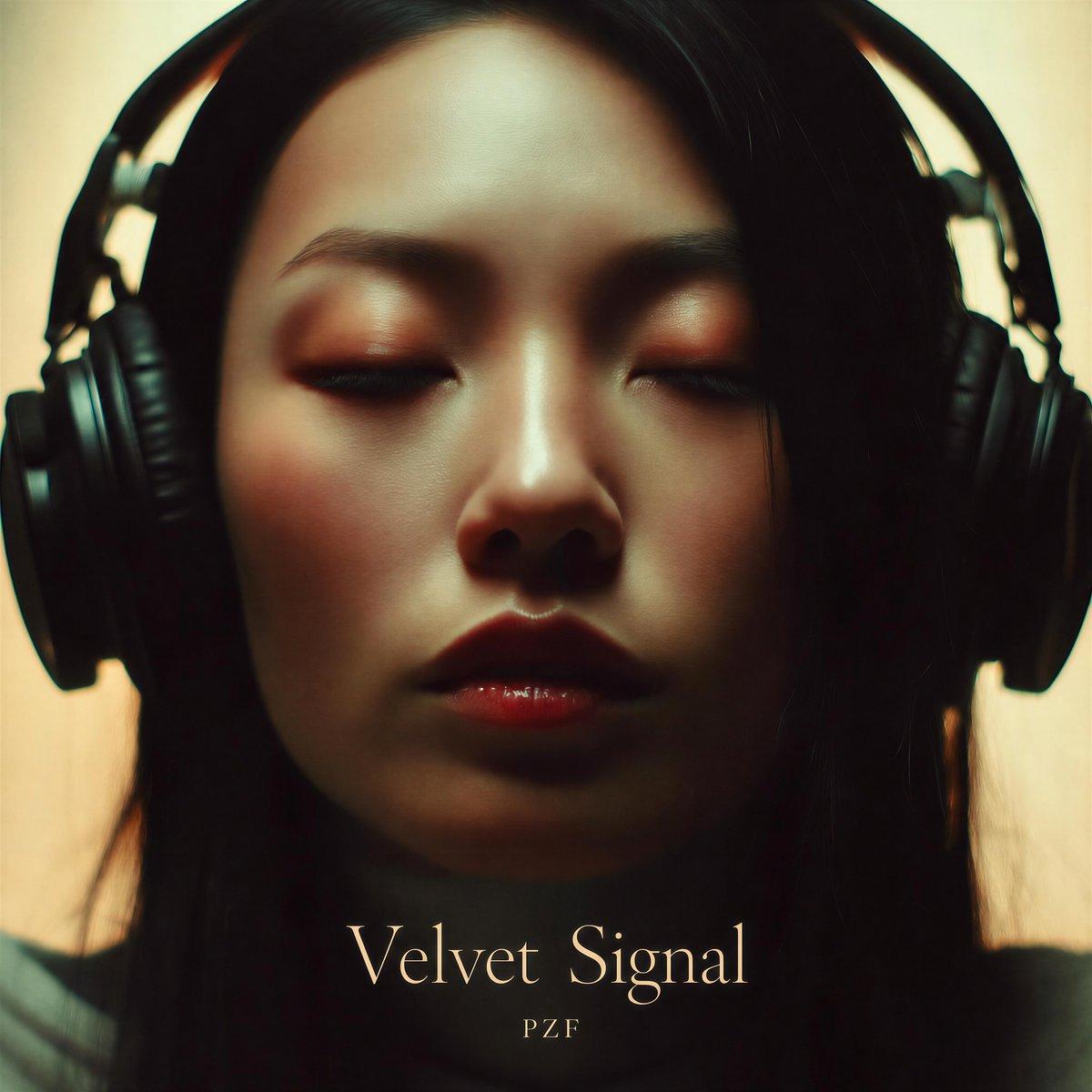 Velvet Signal Album Cover - AI image template preview