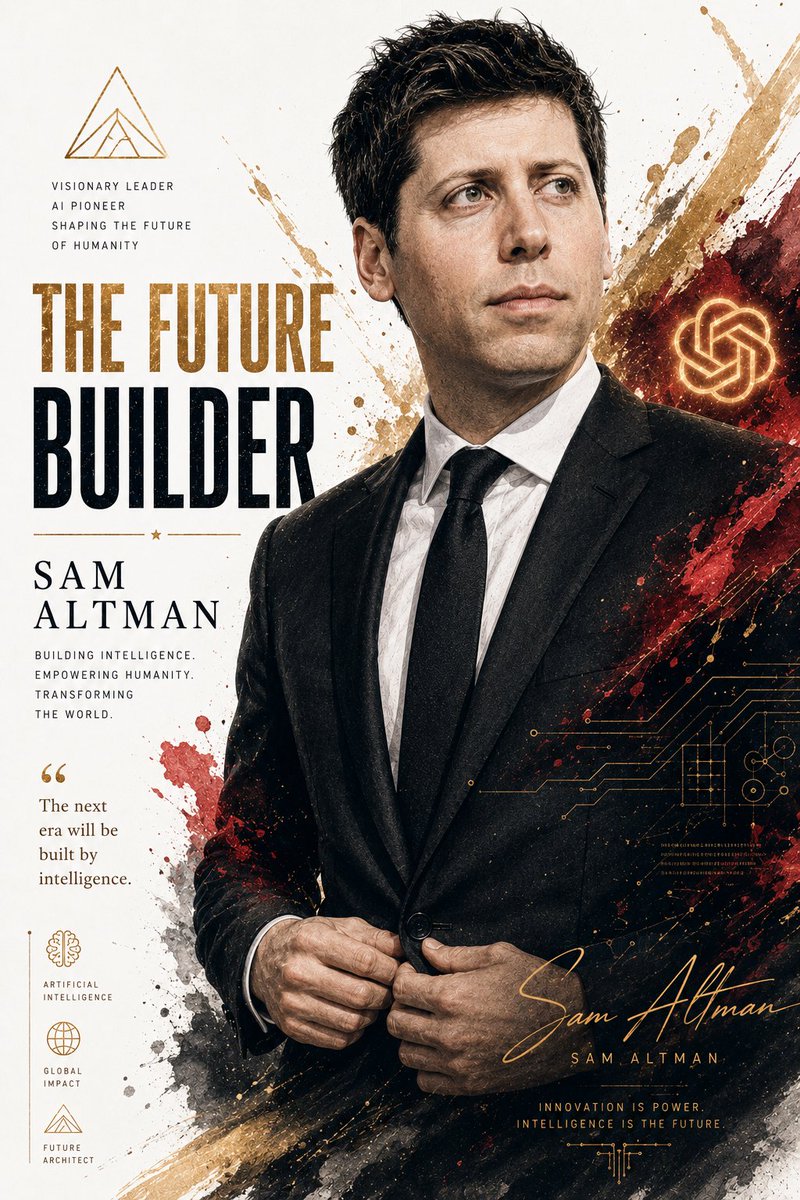 Billionaire Executive Portrait - AI image template preview