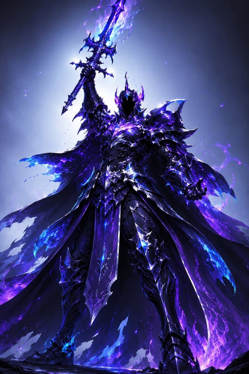 Majestic Dark Fantasy Arcane Knight preview