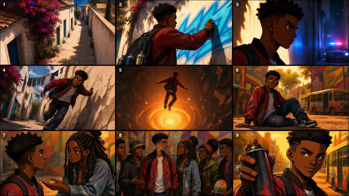 Seedance Prompt:

Create a 2.5D animation, cinemat - AI image template preview