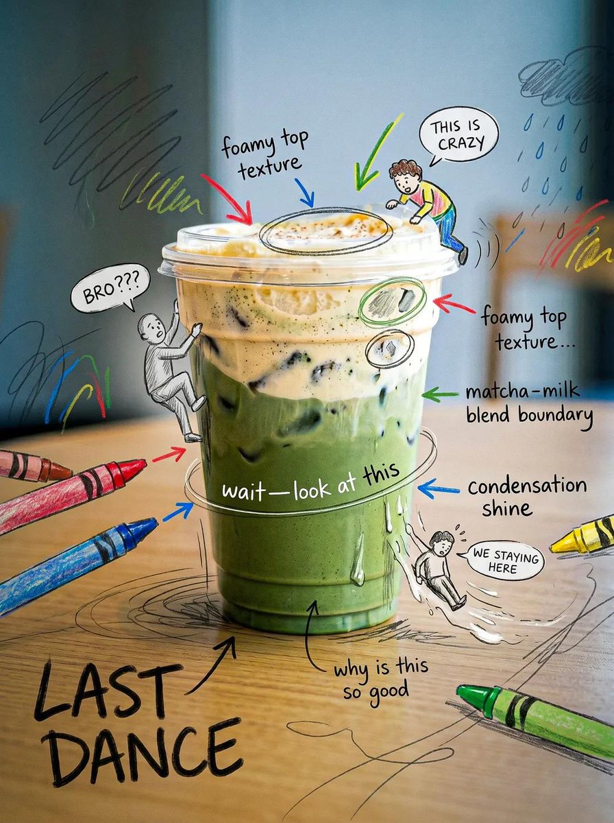 Creative Doodled Image Overlay - AI image template preview