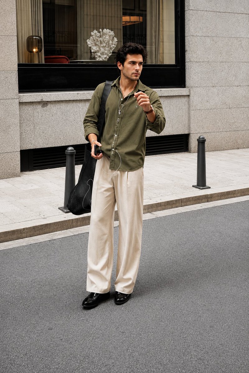 Ultra Realistic Luxury Street Fashion Portrait - AI image template preview