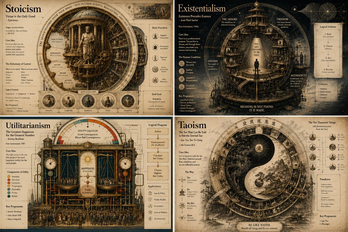 Philosophical Infographic Machine Generator - AI image template preview