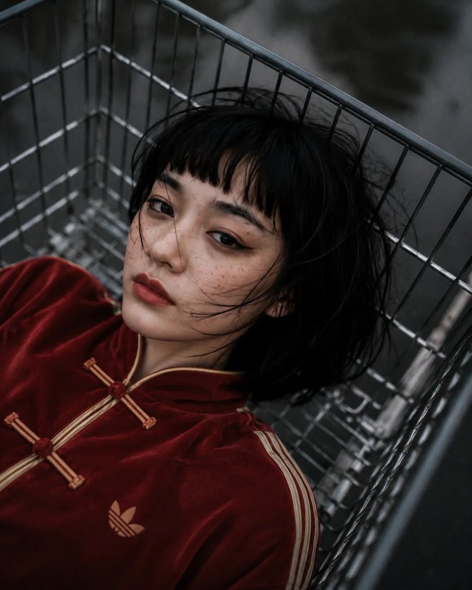 Shopping Trolley POV Fashion Photography - AI image template preview