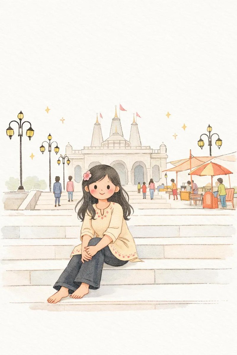 Minimalist Children's Book Illustration - AI image template preview