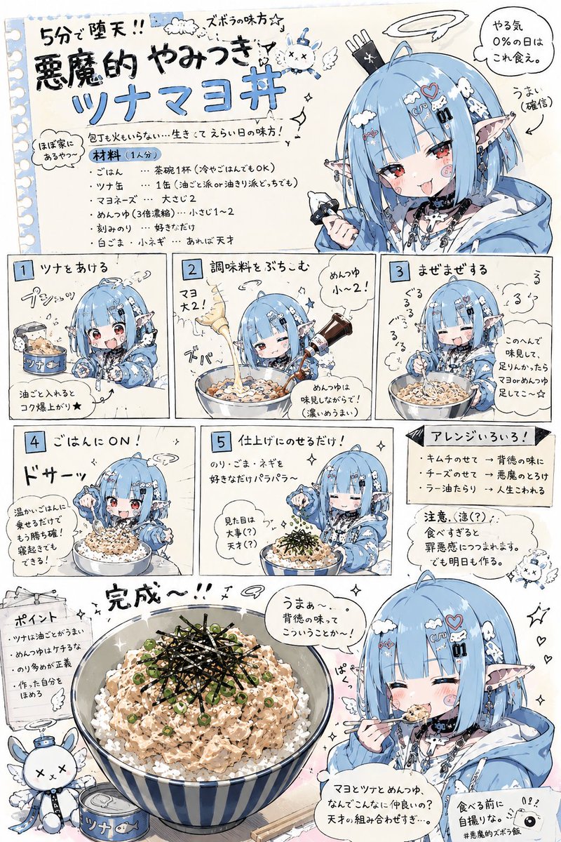 Manga Recipe Illustration Generator - AI image template preview