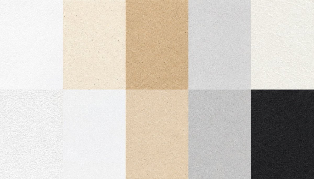Paper Texture Swatch Grid - AI image template preview