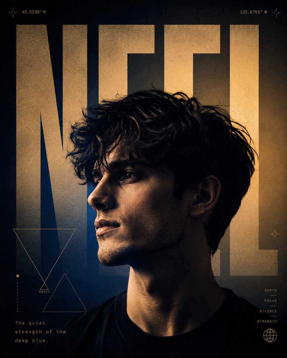 A24 Style Brutalist Portrait Poster - AI image template preview