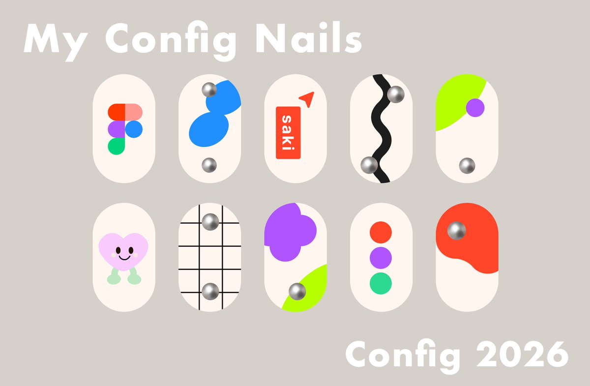 Config 2026 Nail Art Board - AI image template preview