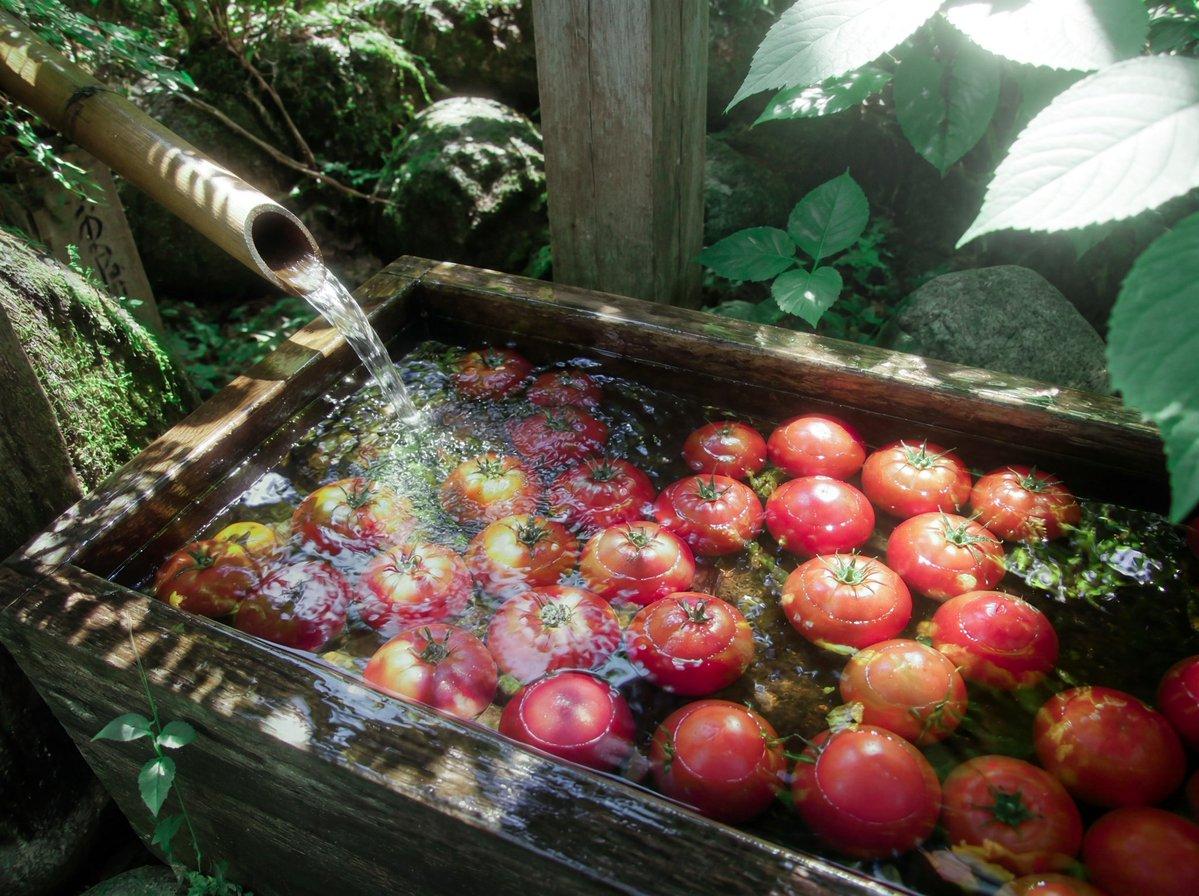 Forest Spring Tomatoes - AI image template preview
