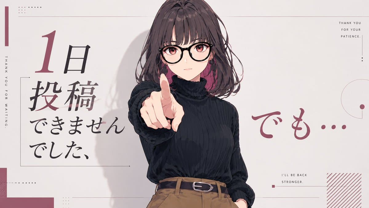 Anime Comeback Posting Banner - AI image template preview