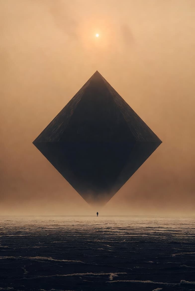 Cinematic Foundation series salt plain - AI image template preview