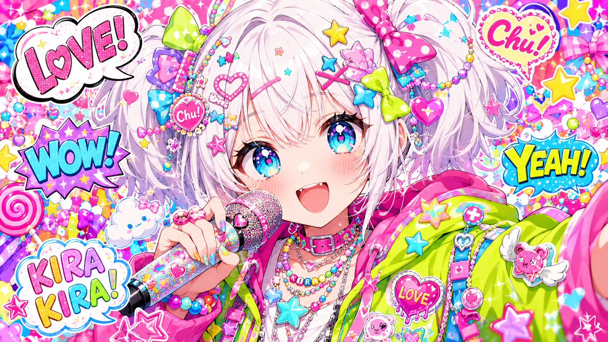 Harajuku Kawaii Pop Idol - AI image template preview