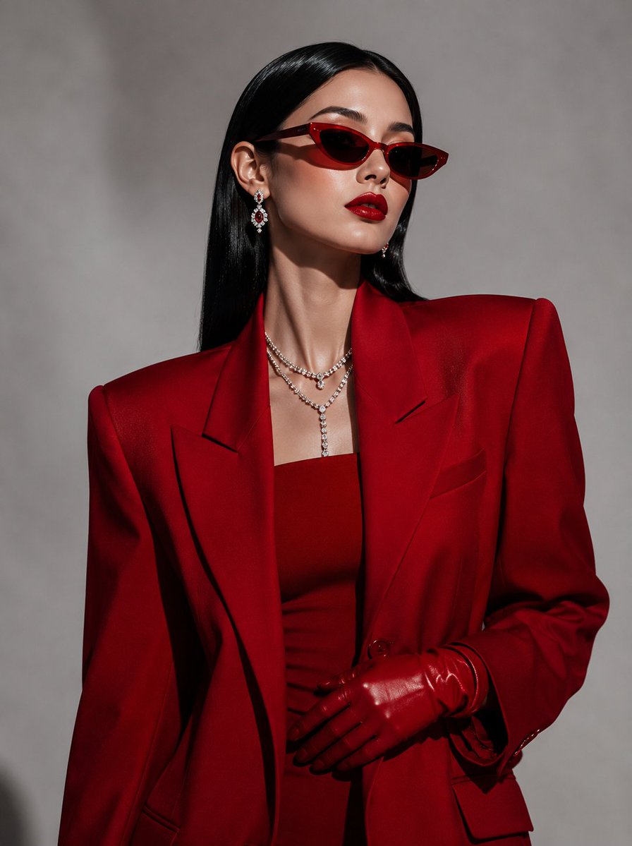 Vogue Korea Editorial Portrait - AI image template preview