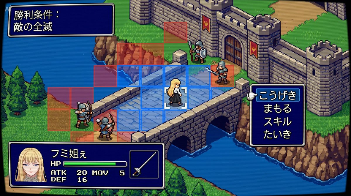 Tactical Simulation RPG Scene Prompt - AI image template preview