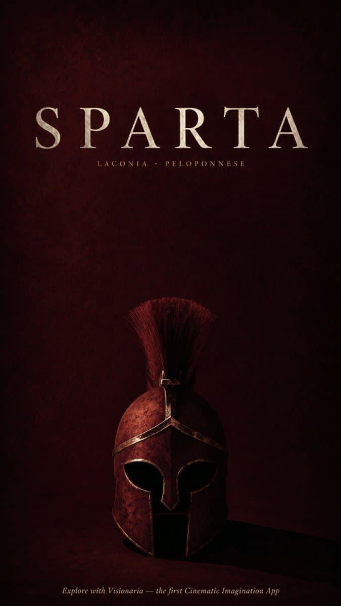 Cinematic Sparta Helmet Poster preview