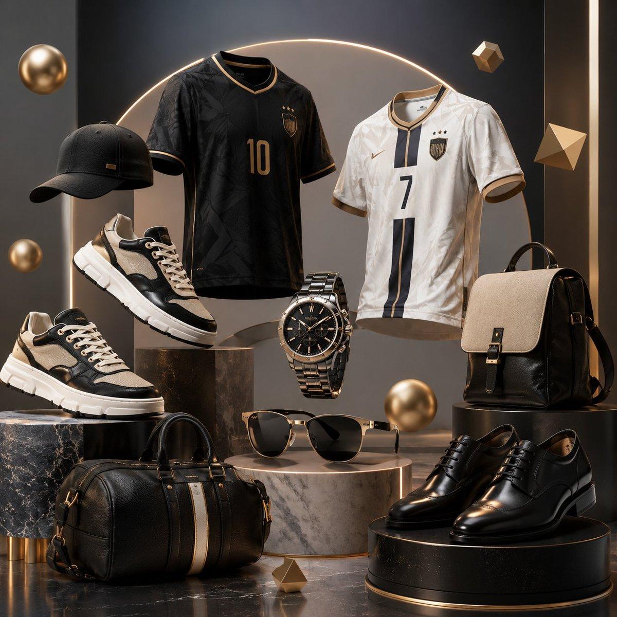 Luxury 3D Fashion Product Showcase - AI image template preview