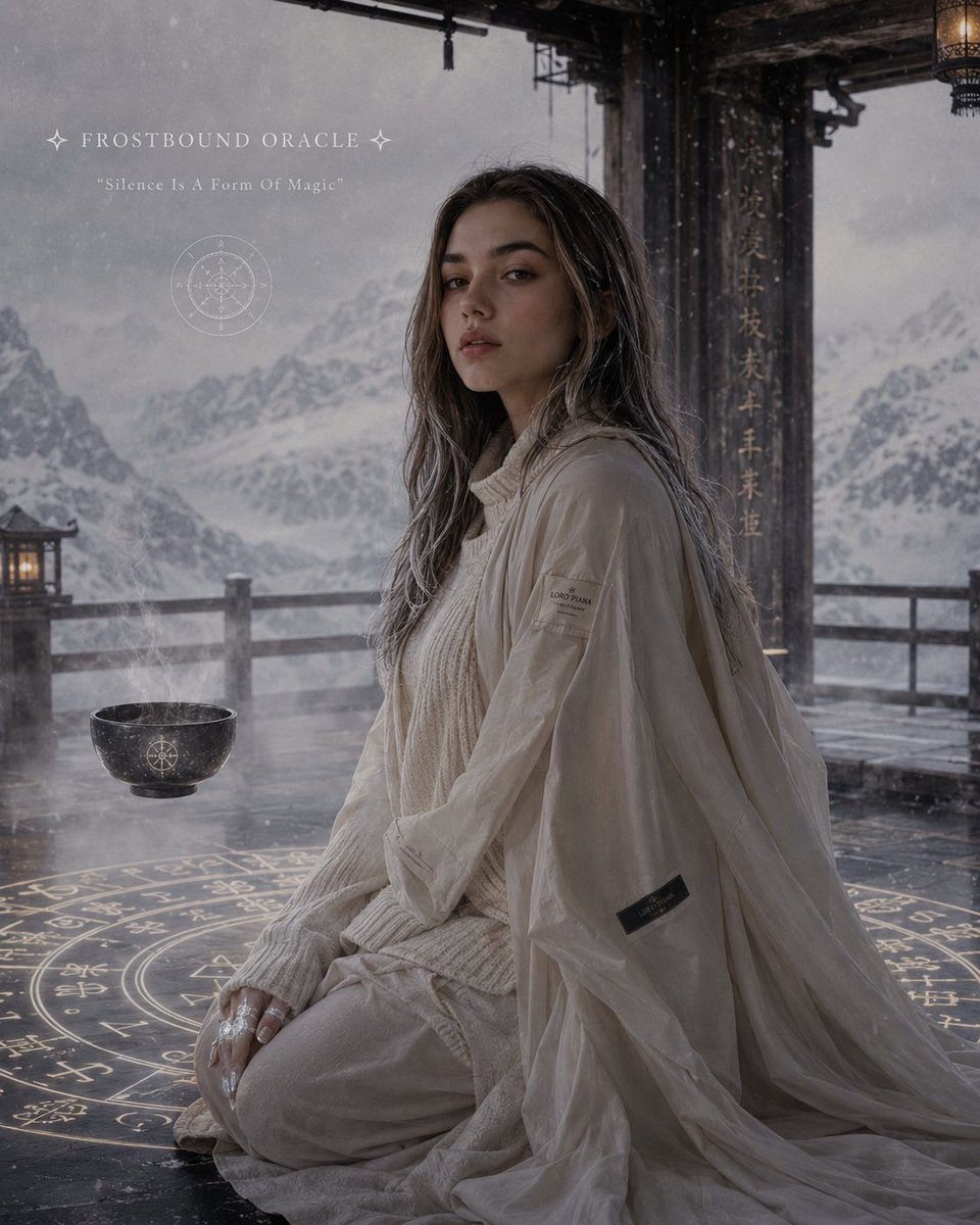 Celestial Ryokan Fantasy Editorial - AI image template preview
