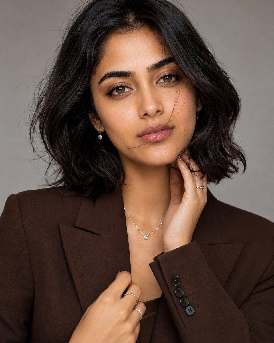 Professional Studio Beauty Portrait - AI image template preview