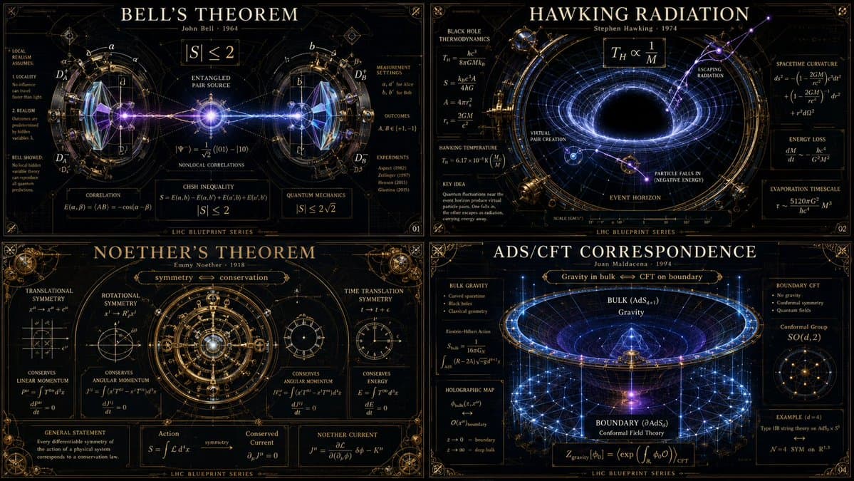 Advanced Physics Paradox Infographic - AI image template preview