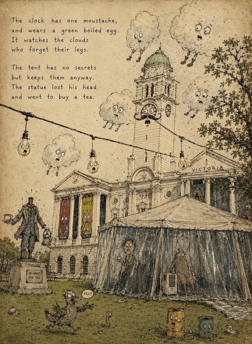 Vintage Creepy Children's Book Transformation - AI image template preview