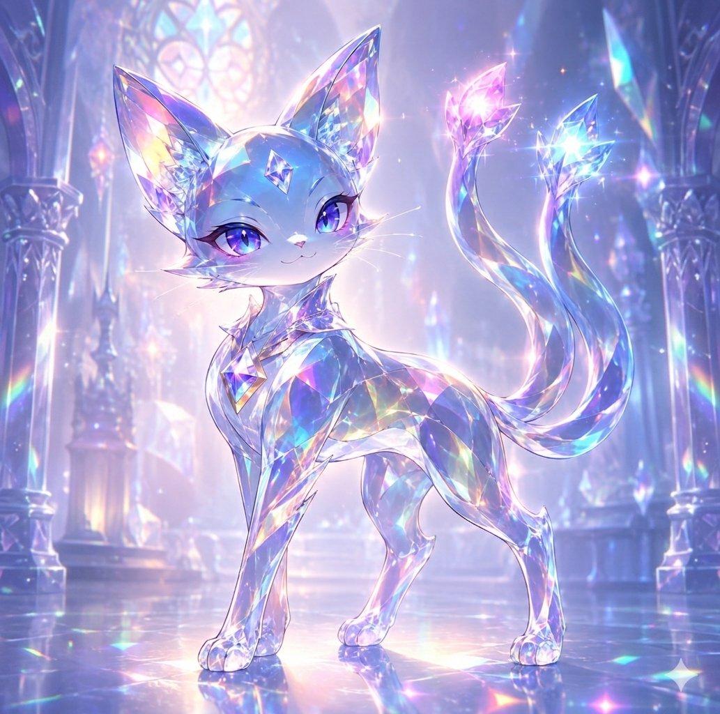 Crystal Cat Familiar preview
