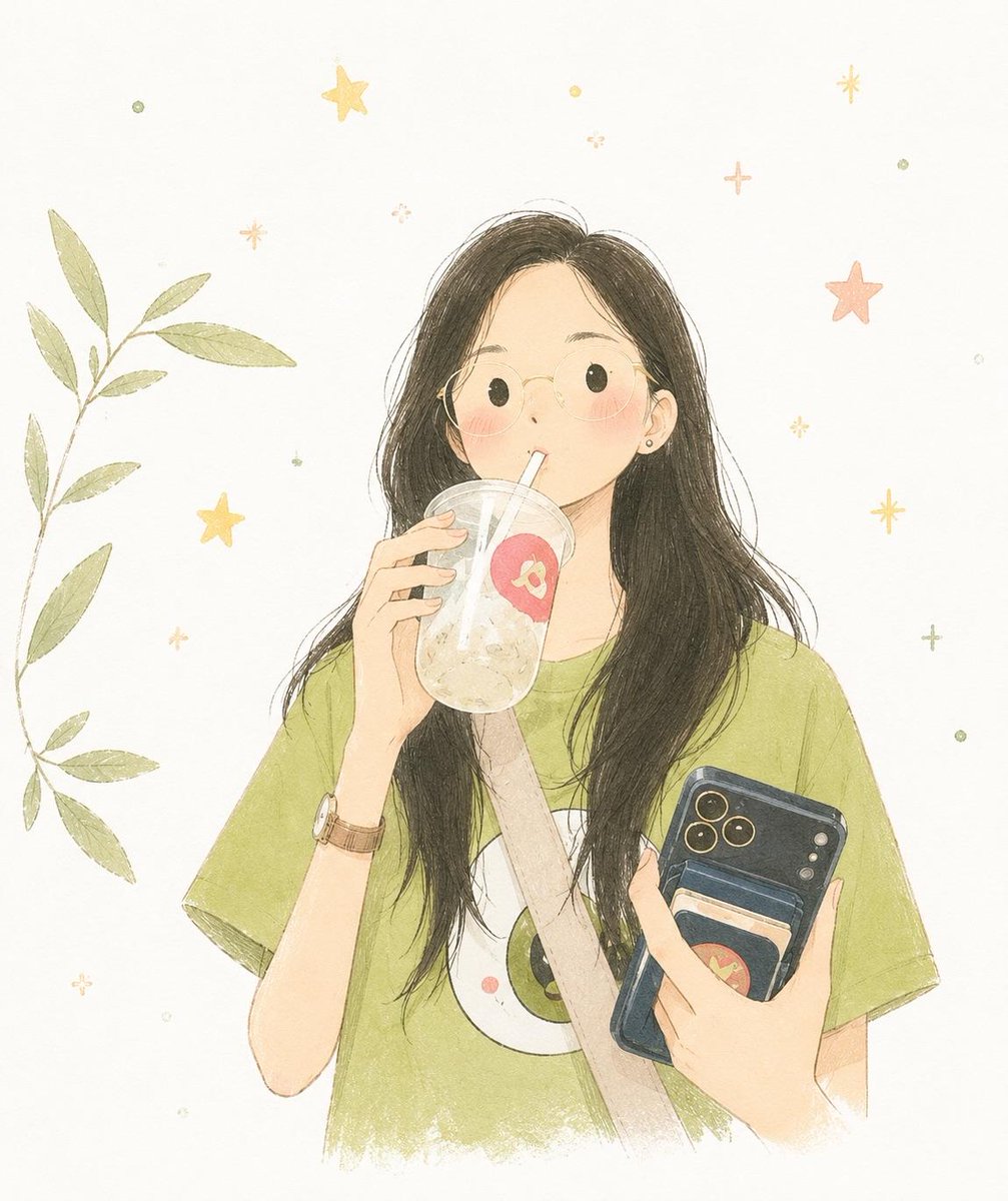 Minimalist Hand-Drawn Childrens Illustration - AI image template preview