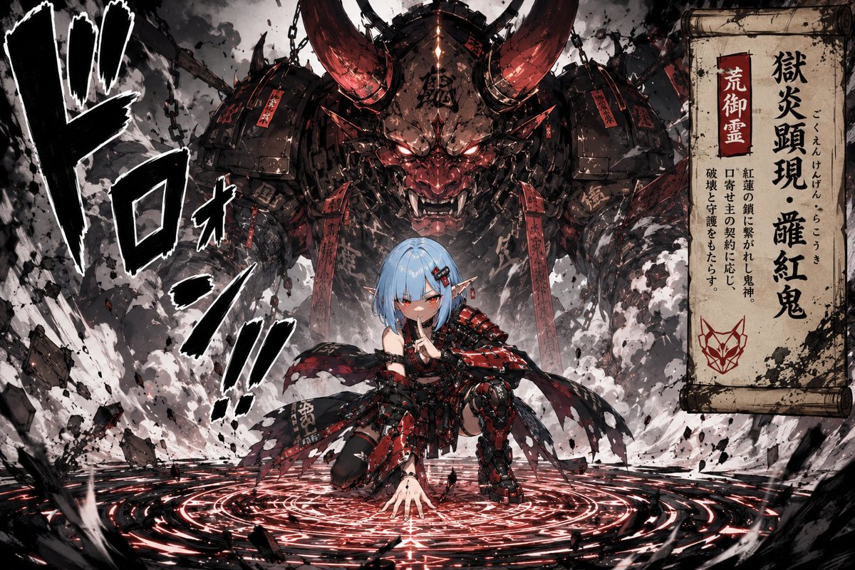 Summoning Jutsu i2i Manga Prompt - AI image template preview