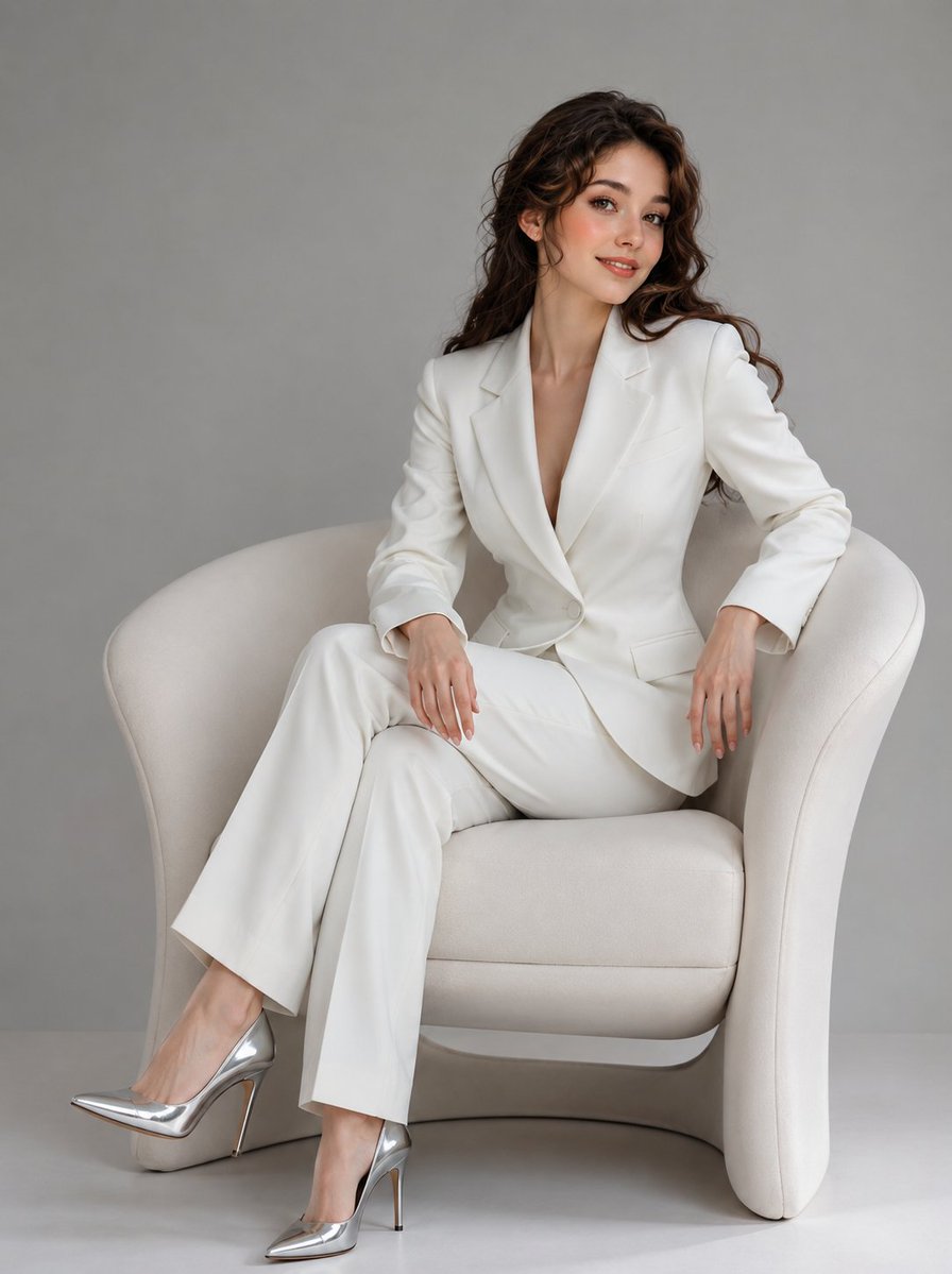 Korean Beauty Fashion Editorial - AI image template preview