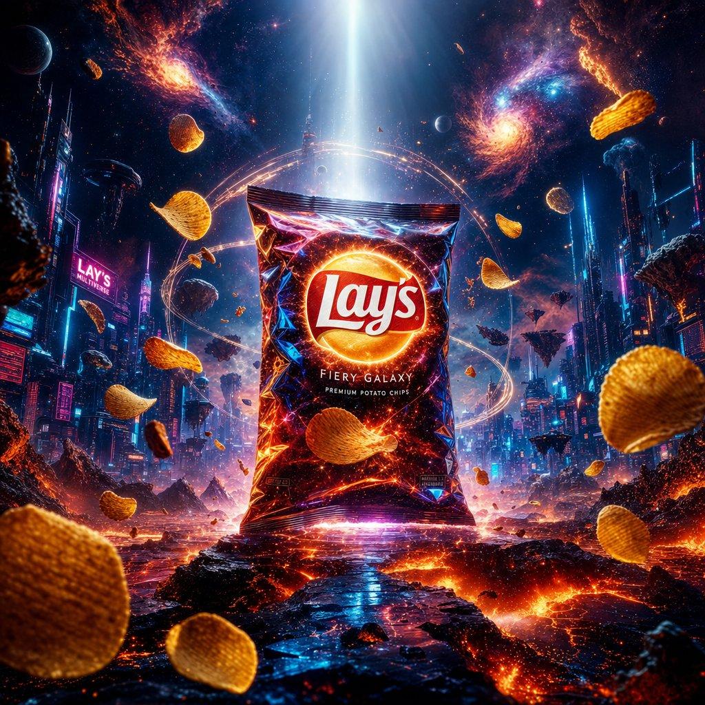 Cinematic Luxury Chip Commercial - AI image template preview