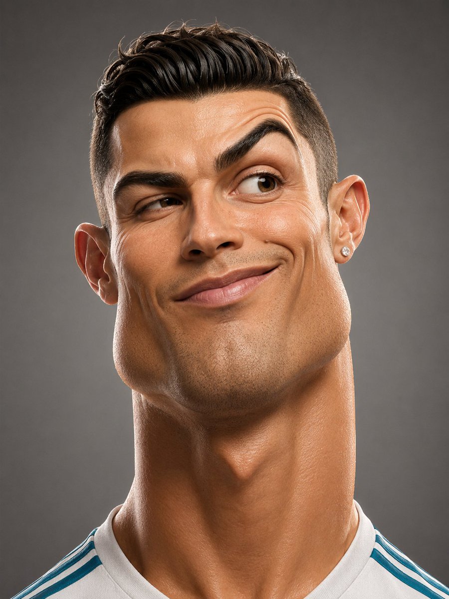 3D Caricature Meme Portrait - AI image template preview