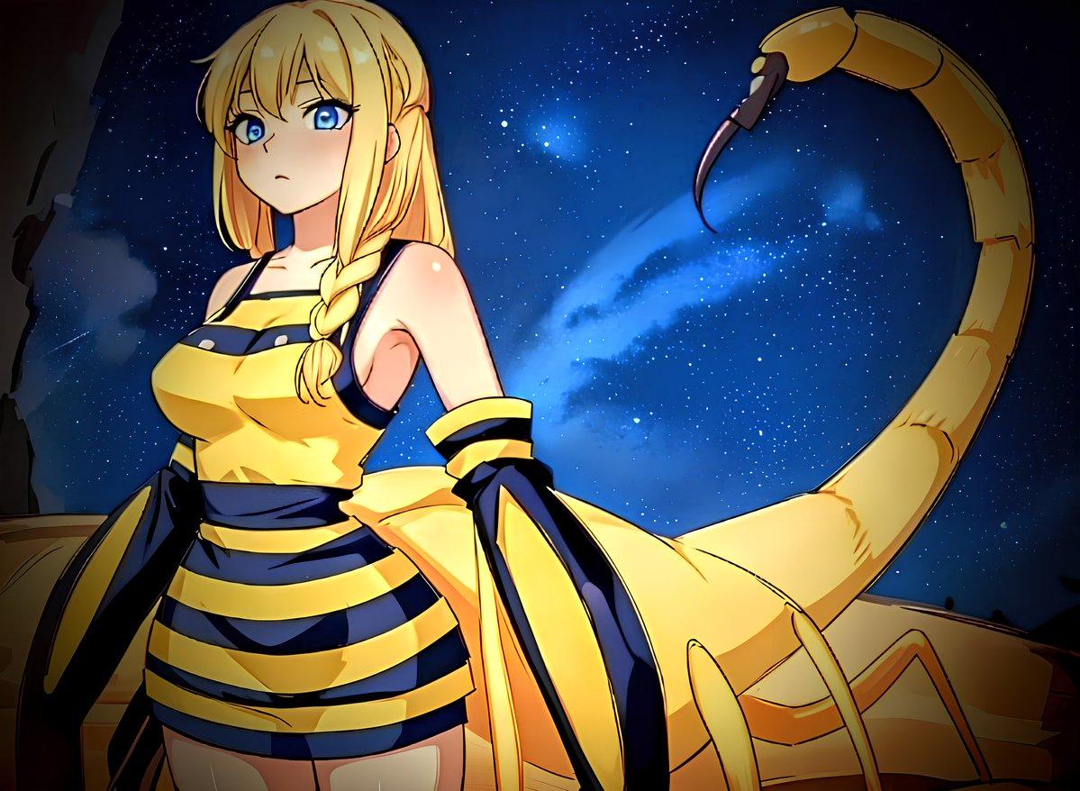 Deathstalker Arachne Personification - AI image template preview