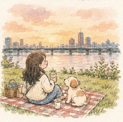 Cozy Watercolor Anime Slice of Life - AI image template preview