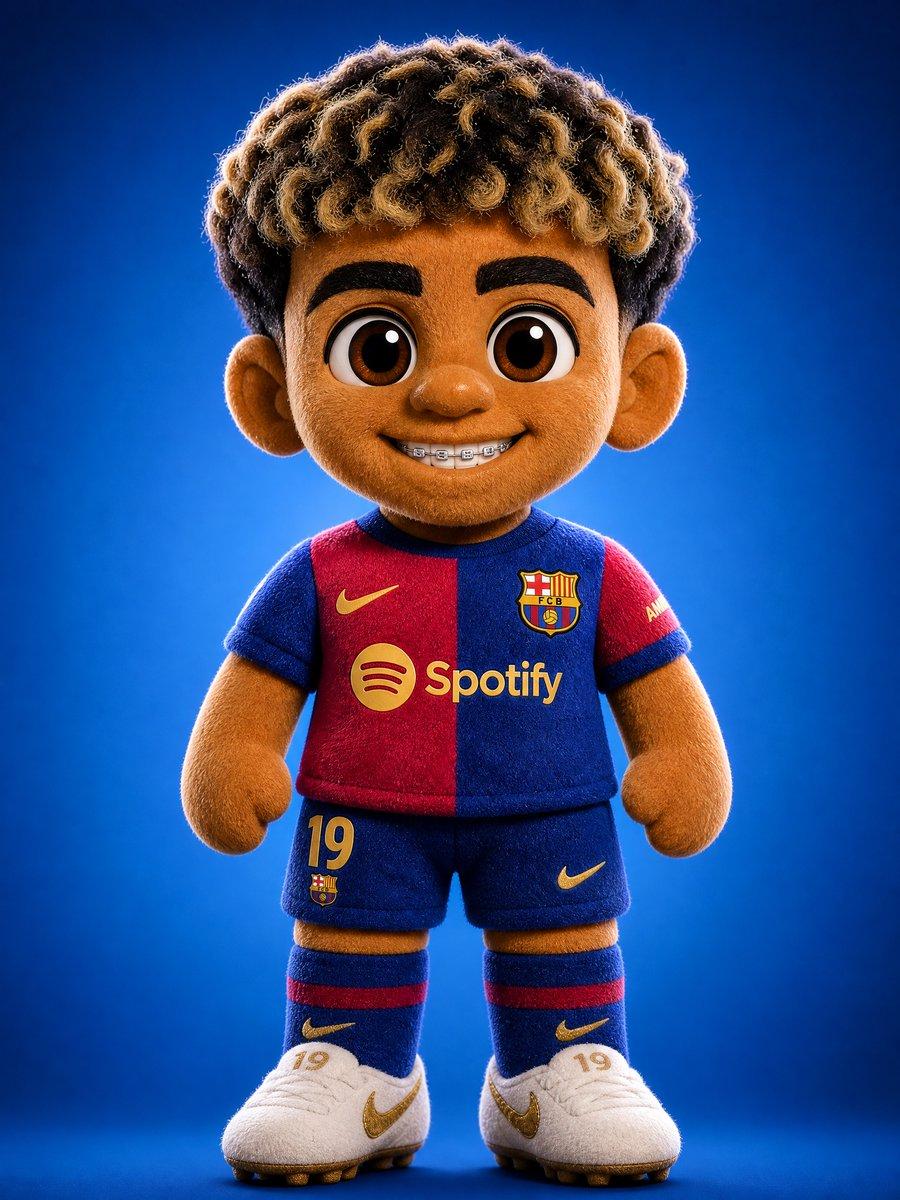 3D Plush Cartoon Character - AI image template preview