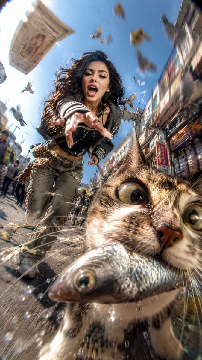Hyper-Chaotic Japanese Digicam Snapshot - AI image template preview