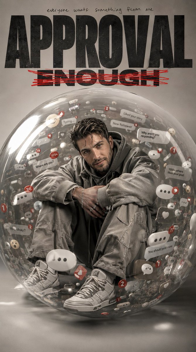 Emotional Surrealism Conceptual Portrait - AI image template preview